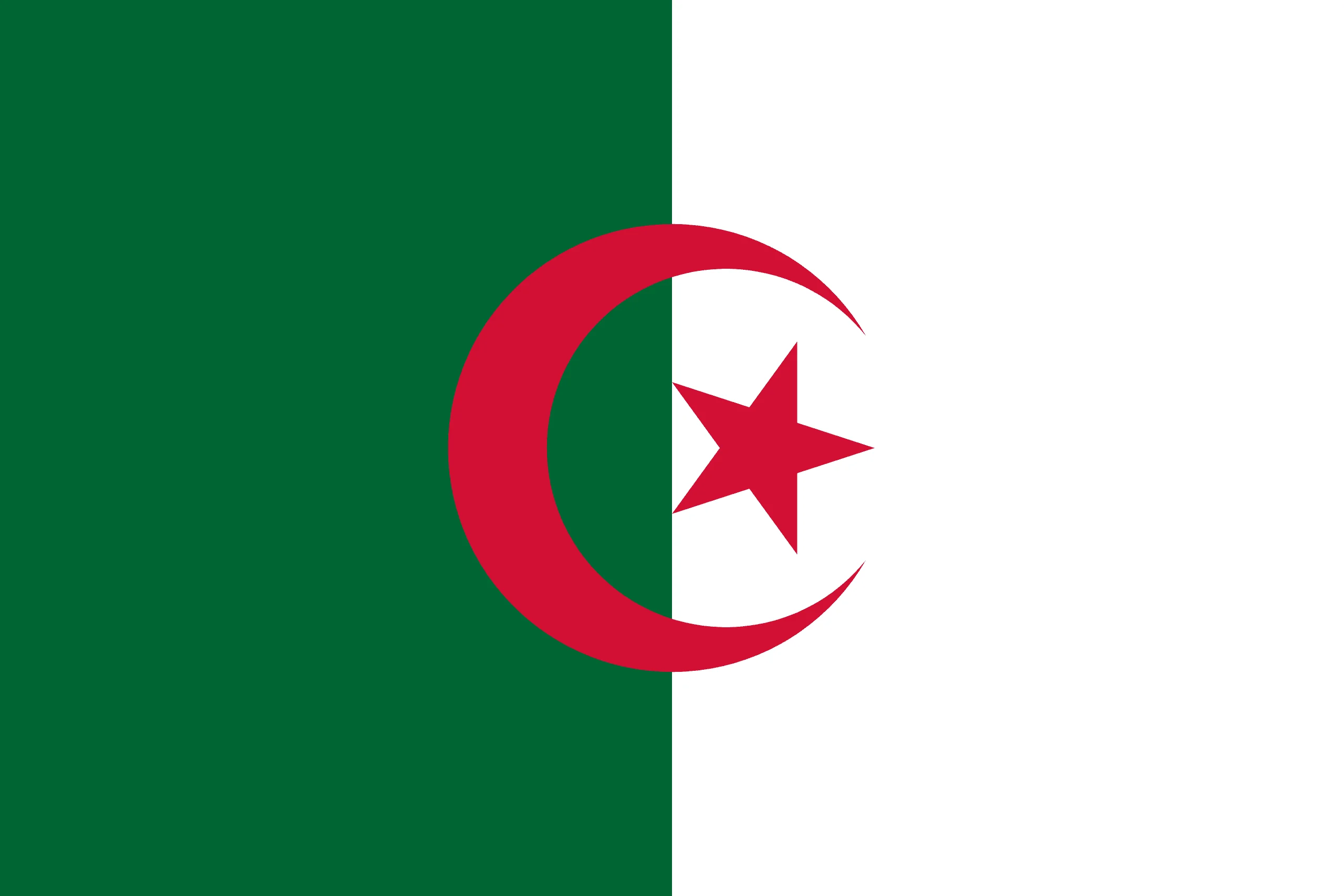 Drapeau de l'Algérie