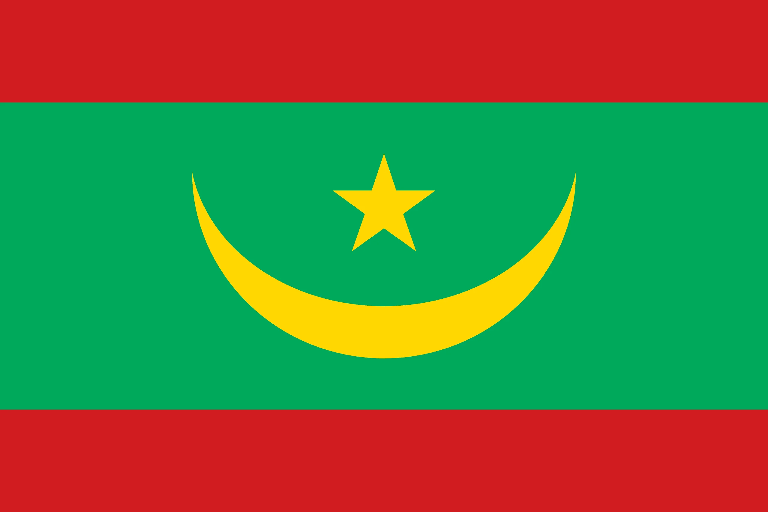 Drapeau de la Mauritanie