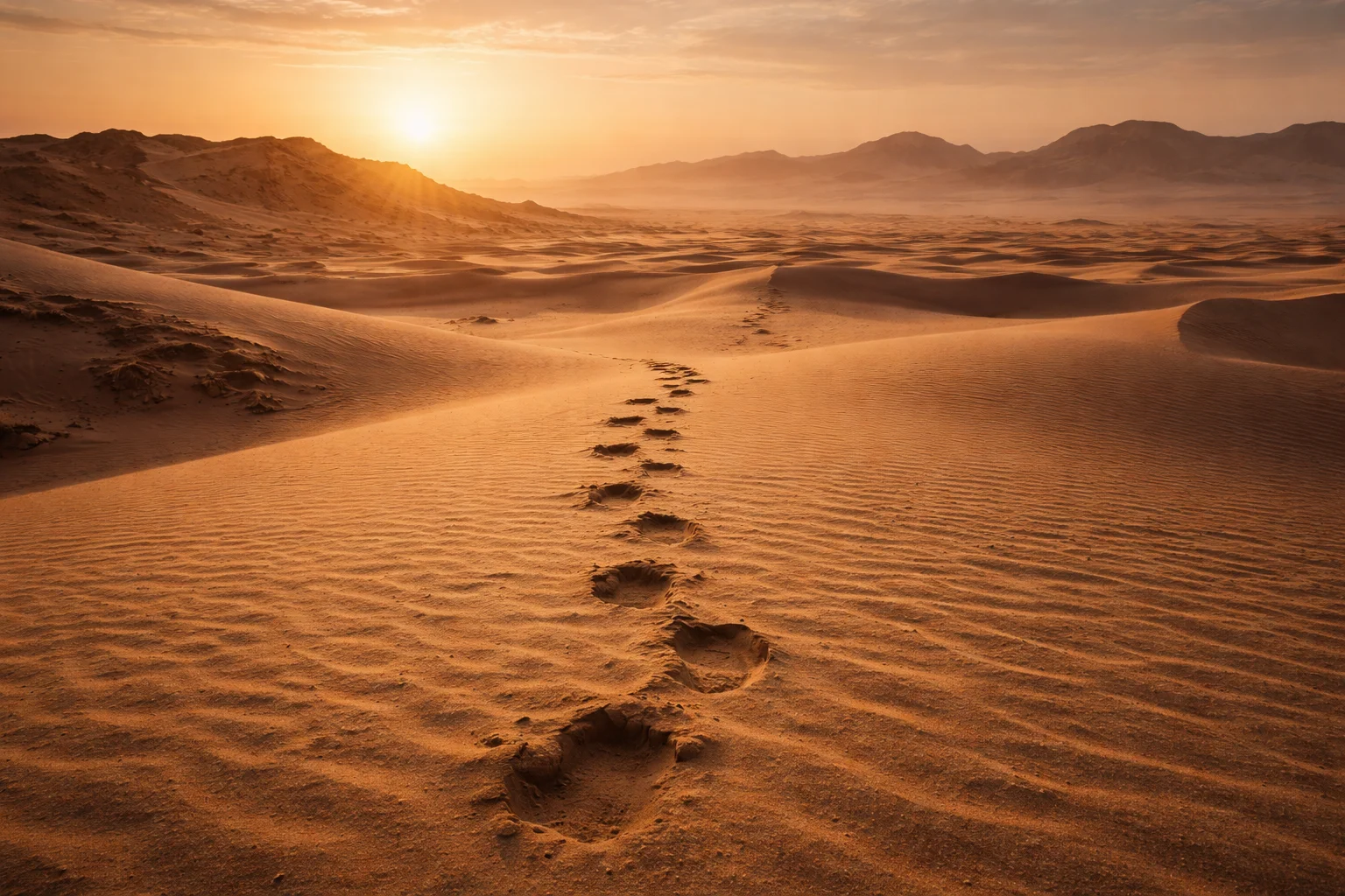 Paysage du désert du Sahara dans l’histoire de l’Afrique