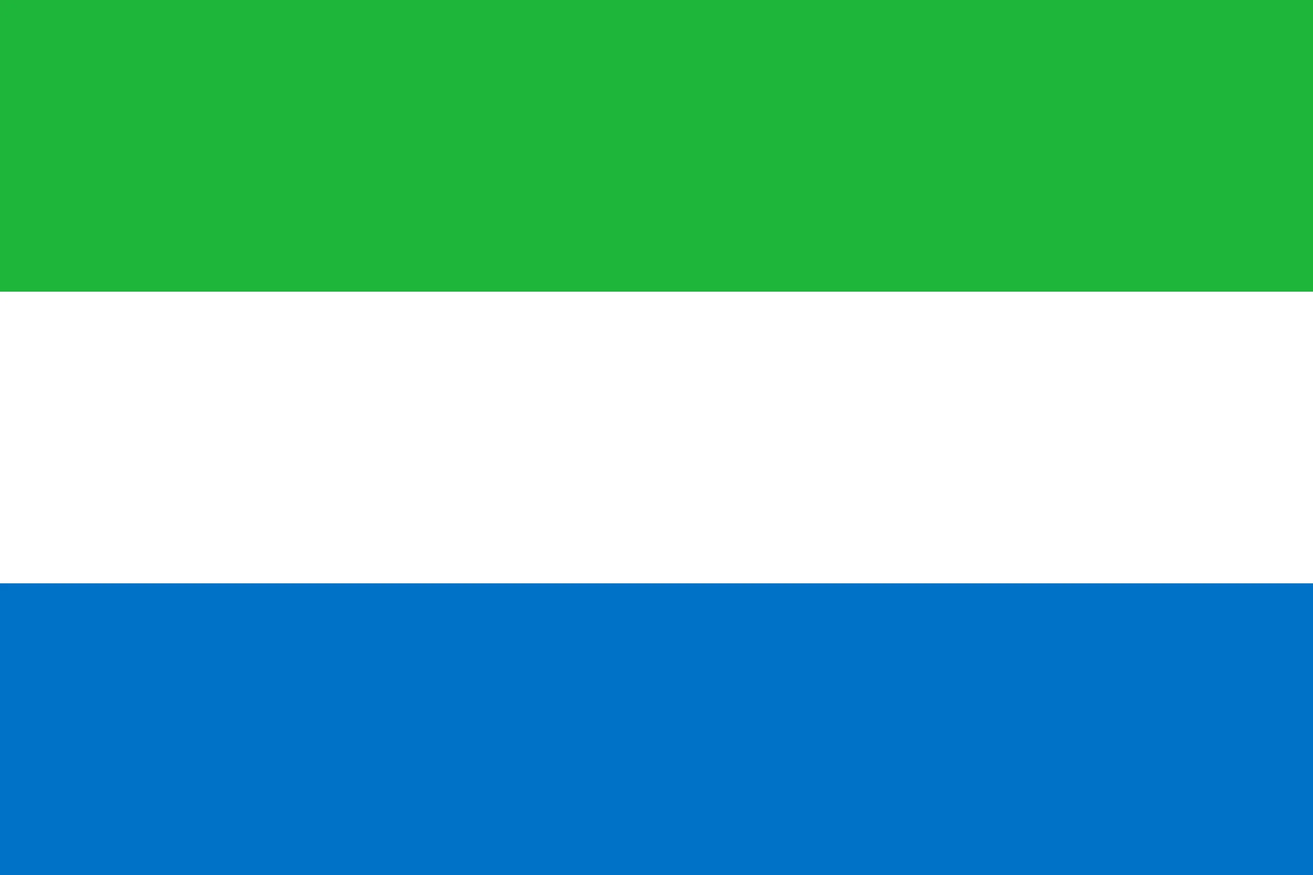 Drapeau de la Sierra Leonne