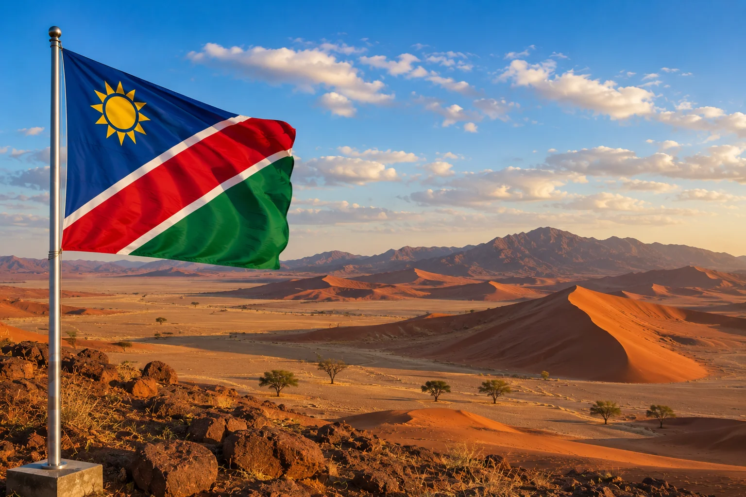 Drapeaux Afrique australe