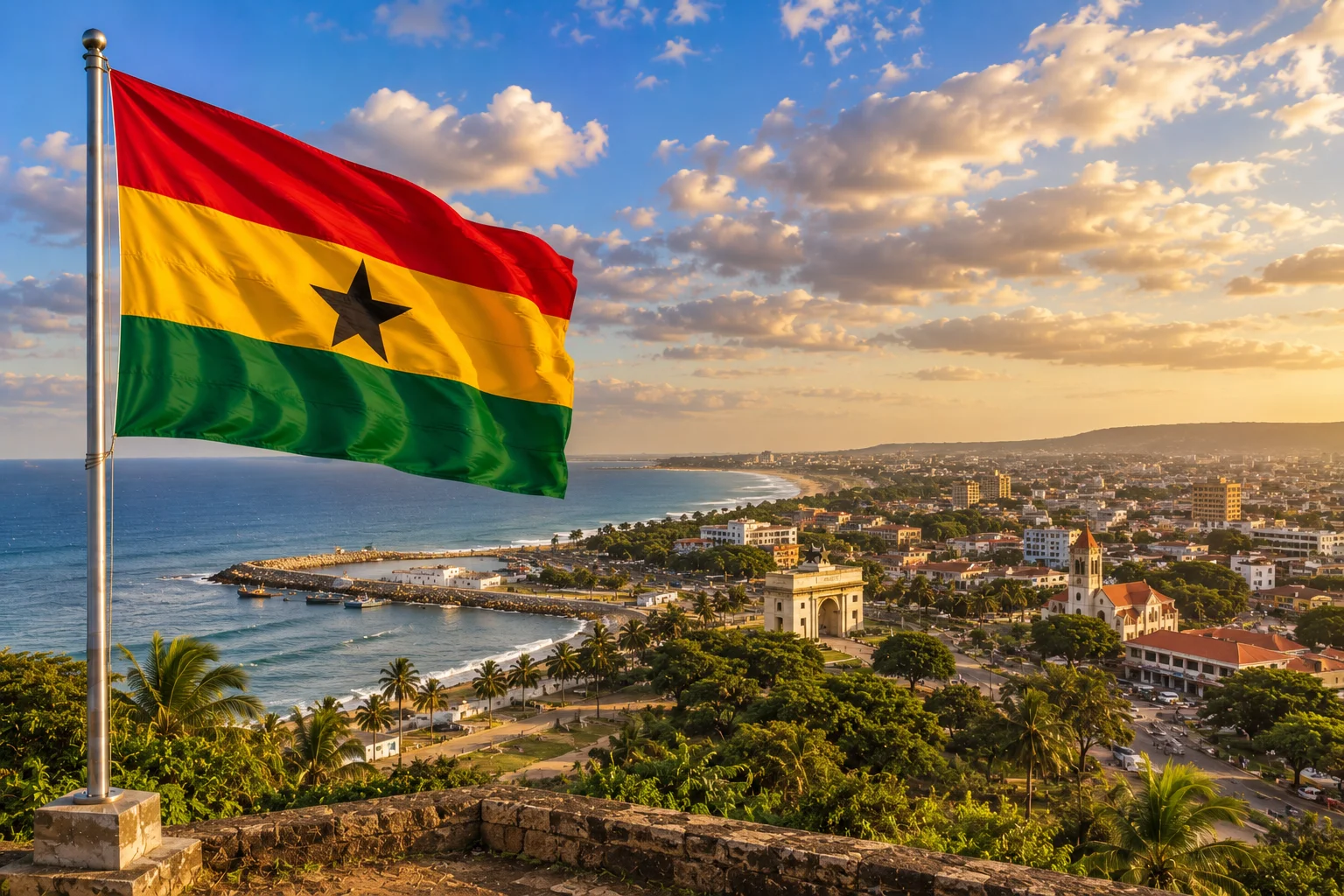 Drapeaux Afrique de l'Ouest