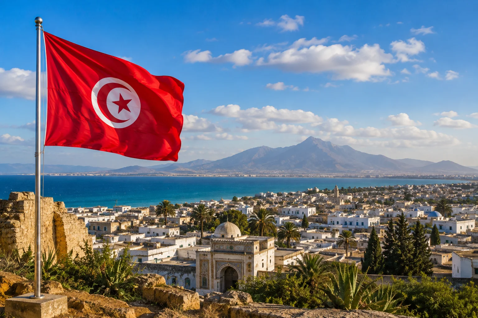 Drapeaux Afrique du Nord